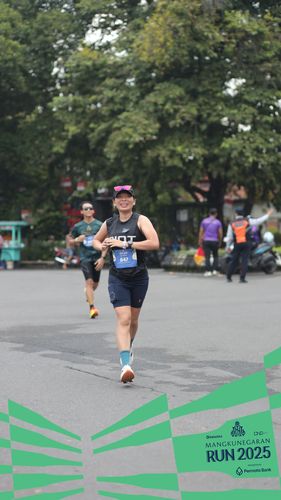 Race photo from Mangkunegaran Run 2025