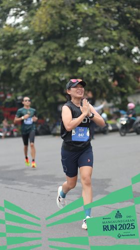 Race photo from Mangkunegaran Run 2025
