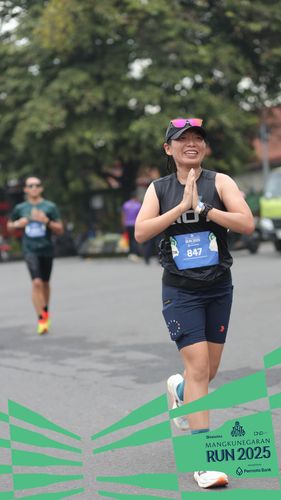 Race photo from Mangkunegaran Run 2025