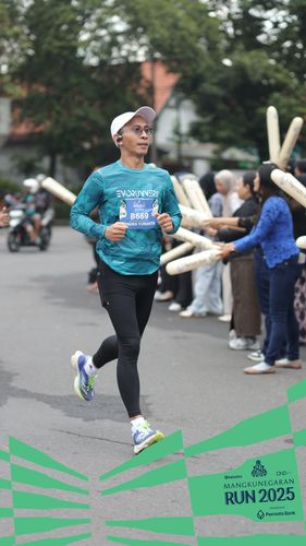 Race photo from Mangkunegaran Run 2025