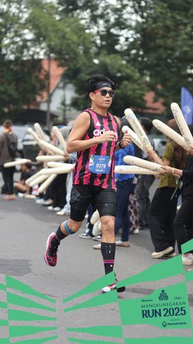Race photo from Mangkunegaran Run 2025