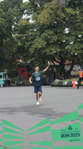 Race photo from Mangkunegaran Run 2025