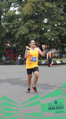 Race photo from Mangkunegaran Run 2025