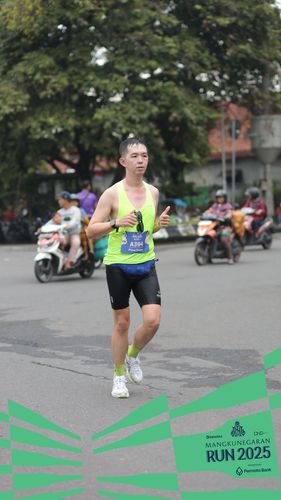 Race photo from Mangkunegaran Run 2025