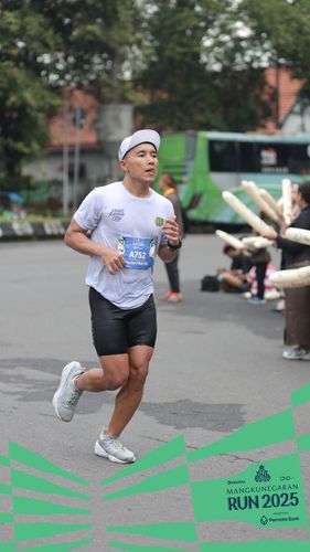 Race photo from Mangkunegaran Run 2025