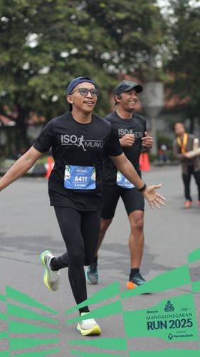 Race photo from Mangkunegaran Run 2025