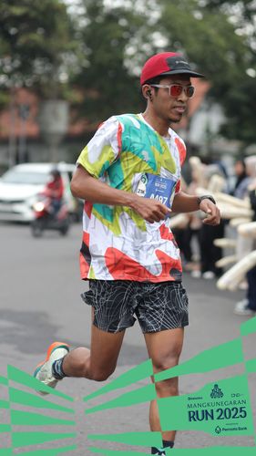 Race photo from Mangkunegaran Run 2025
