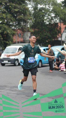 Race photo from Mangkunegaran Run 2025
