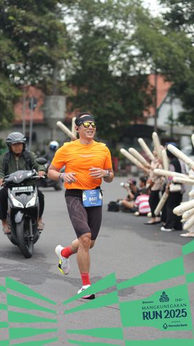 Race photo from Mangkunegaran Run 2025