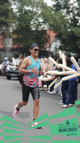 Race photo from Mangkunegaran Run 2025