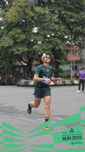 Race photo from Mangkunegaran Run 2025