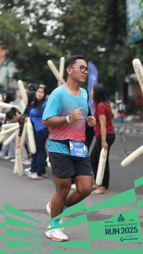 Race photo from Mangkunegaran Run 2025