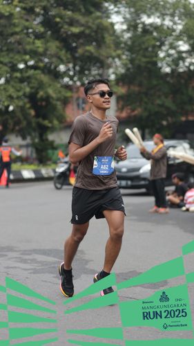 Race photo from Mangkunegaran Run 2025