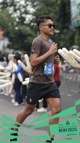 Race photo from Mangkunegaran Run 2025