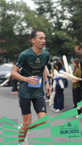 Race photo from Mangkunegaran Run 2025