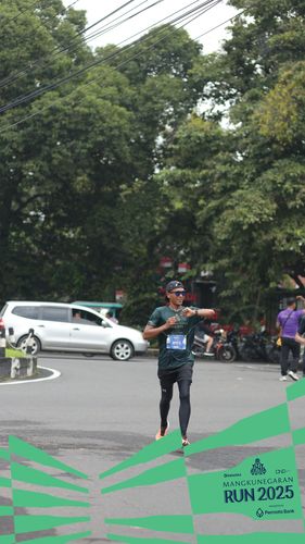 Race photo from Mangkunegaran Run 2025