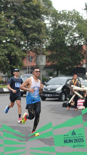 Race photo from Mangkunegaran Run 2025