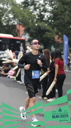 Race photo from Mangkunegaran Run 2025