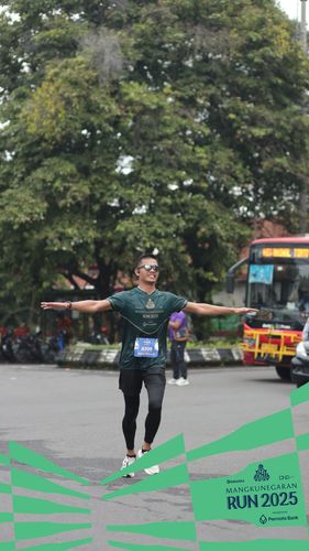 Race photo from Mangkunegaran Run 2025