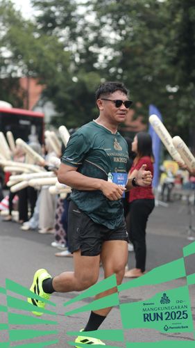 Race photo from Mangkunegaran Run 2025