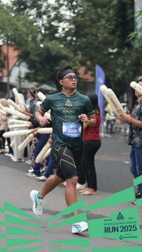 Race photo from Mangkunegaran Run 2025