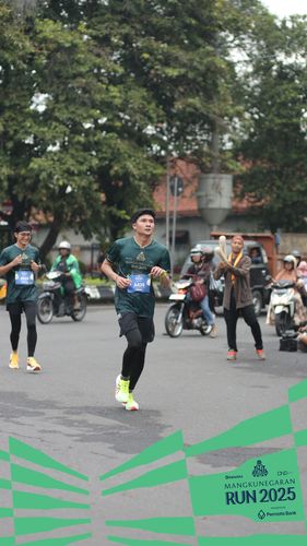 Race photo from Mangkunegaran Run 2025