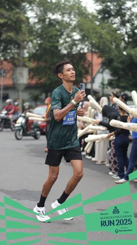 Race photo from Mangkunegaran Run 2025