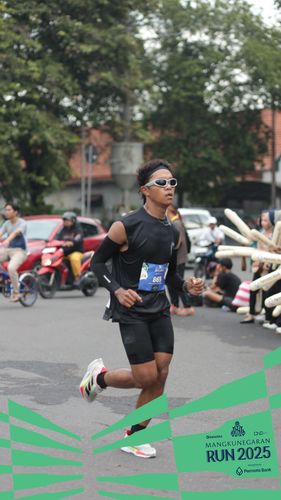 Race photo from Mangkunegaran Run 2025