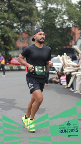 Race photo from Mangkunegaran Run 2025