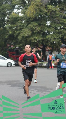 Race photo from Mangkunegaran Run 2025