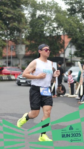 Race photo from Mangkunegaran Run 2025