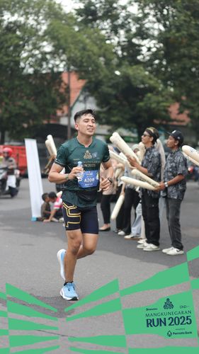Race photo from Mangkunegaran Run 2025