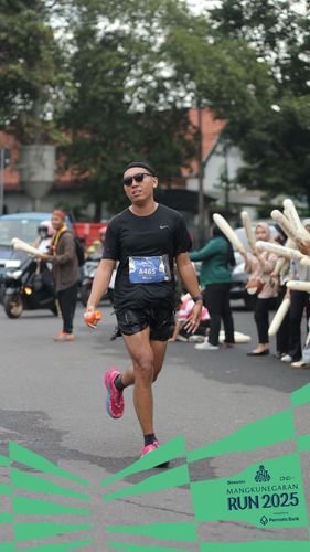 Race photo from Mangkunegaran Run 2025