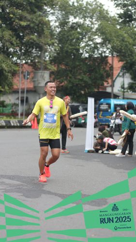 Race photo from Mangkunegaran Run 2025