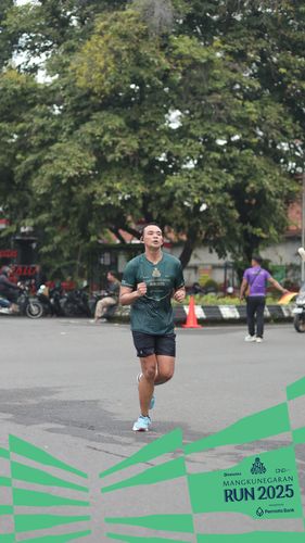 Race photo from Mangkunegaran Run 2025
