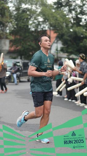 Race photo from Mangkunegaran Run 2025