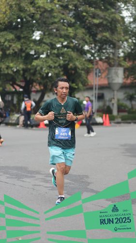 Race photo from Mangkunegaran Run 2025