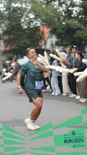 Race photo from Mangkunegaran Run 2025