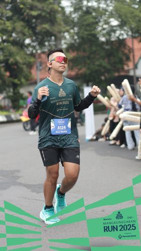 Race photo from Mangkunegaran Run 2025