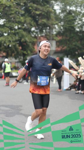 Race photo from Mangkunegaran Run 2025