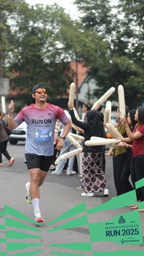 Race photo from Mangkunegaran Run 2025