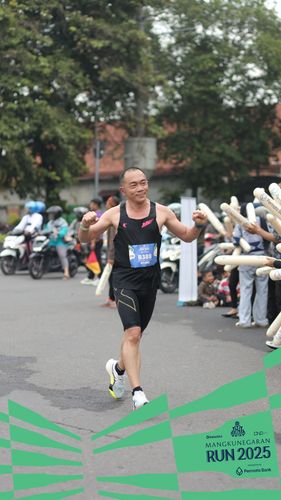 Race photo from Mangkunegaran Run 2025