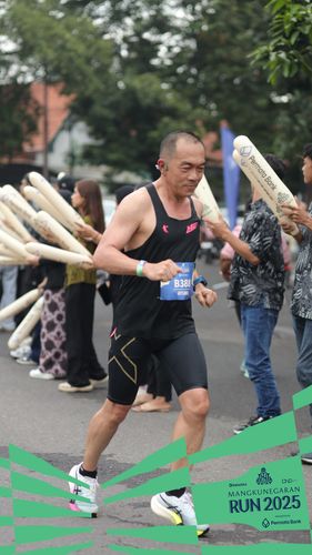 Race photo from Mangkunegaran Run 2025