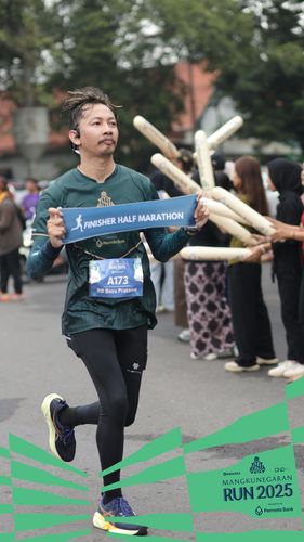 Race photo from Mangkunegaran Run 2025