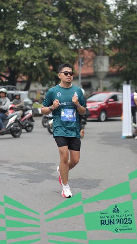 Race photo from Mangkunegaran Run 2025