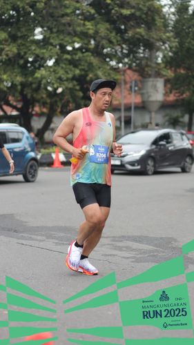 Race photo from Mangkunegaran Run 2025