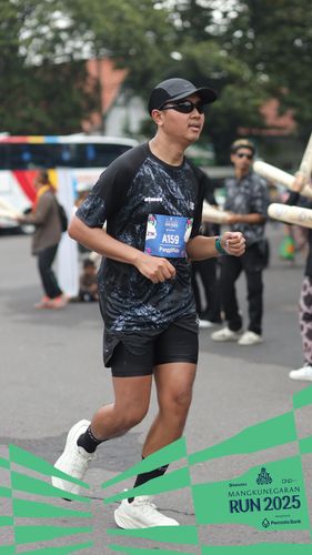 Race photo from Mangkunegaran Run 2025
