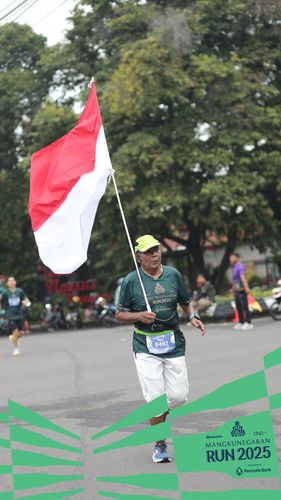 Race photo from Mangkunegaran Run 2025