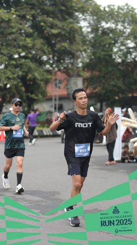 Race photo from Mangkunegaran Run 2025