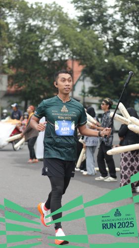 Race photo from Mangkunegaran Run 2025